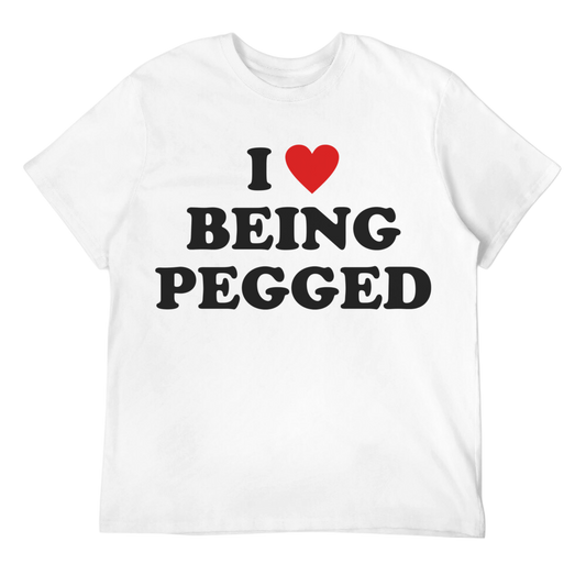 I Heart Being Pegged Unisex Tee