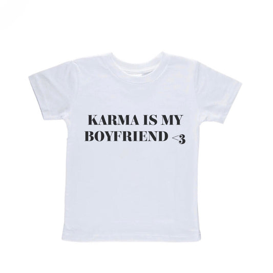 Karma Is My Boyfriend Baby Tee