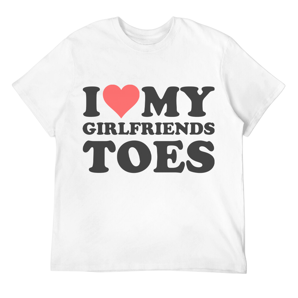 I Heart My Girlfriend’s Toes Unisex Tee