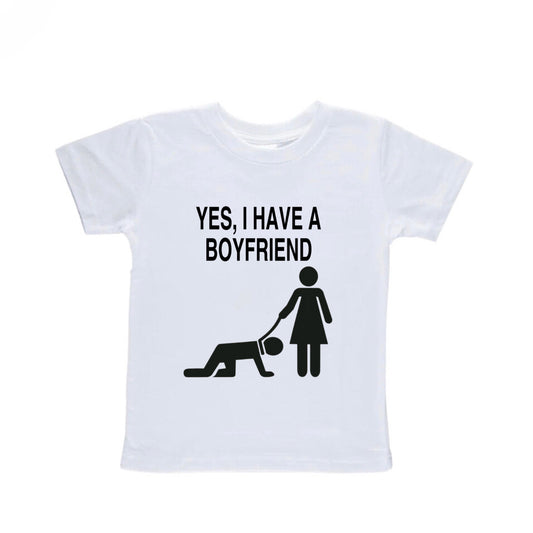 Yes, I Have A Boyfriend Baby Tee