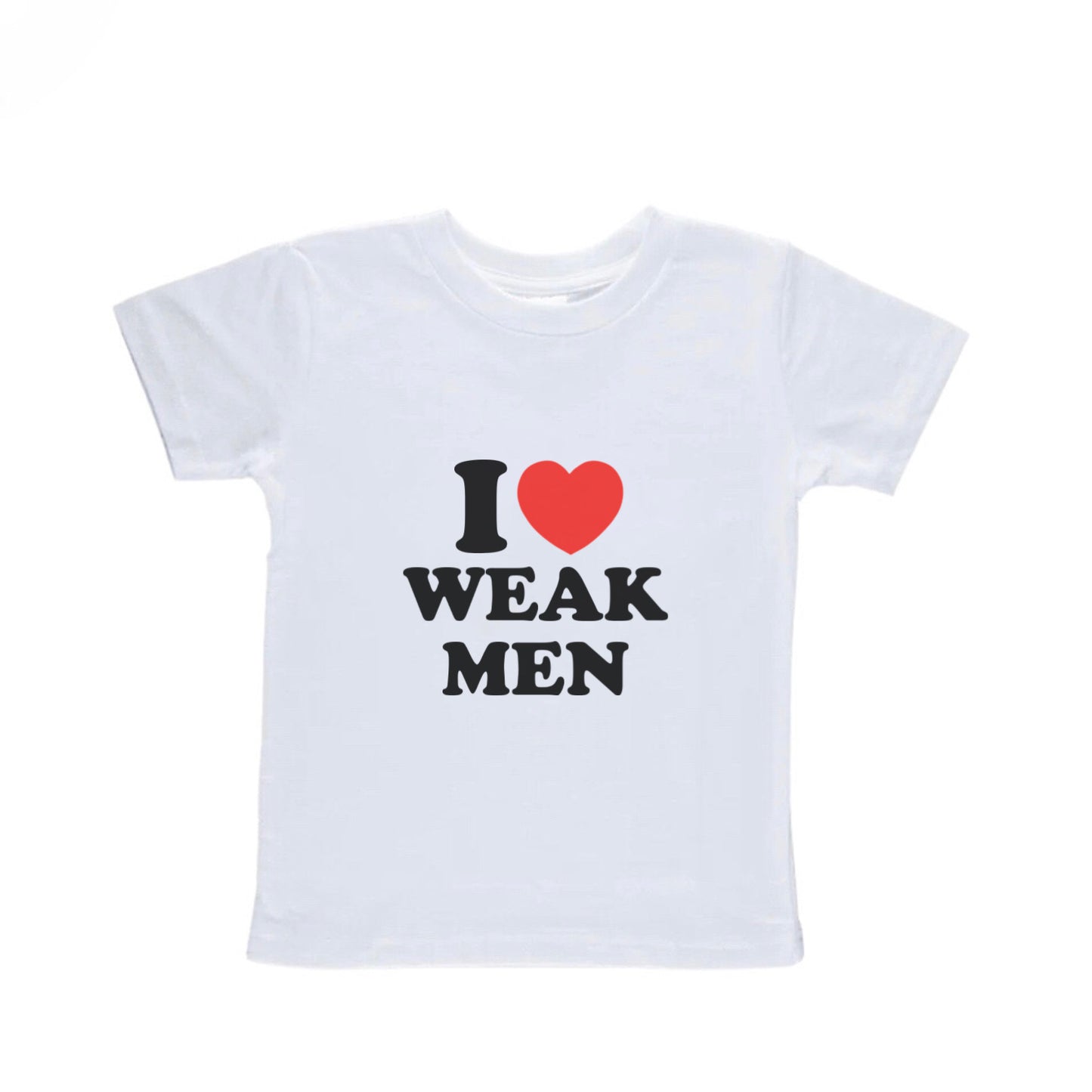 I Heart Weak Men Baby Tee