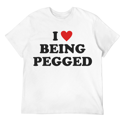 I Heart Being Pegged Unisex Tee