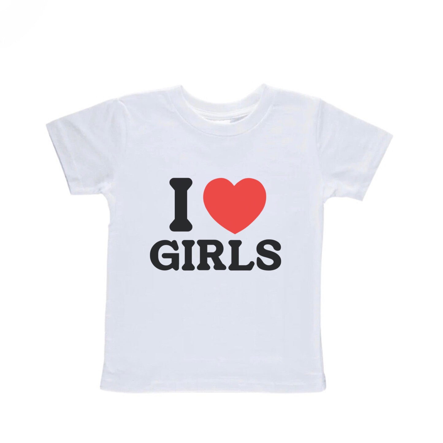 I Heart Girls Baby Tee