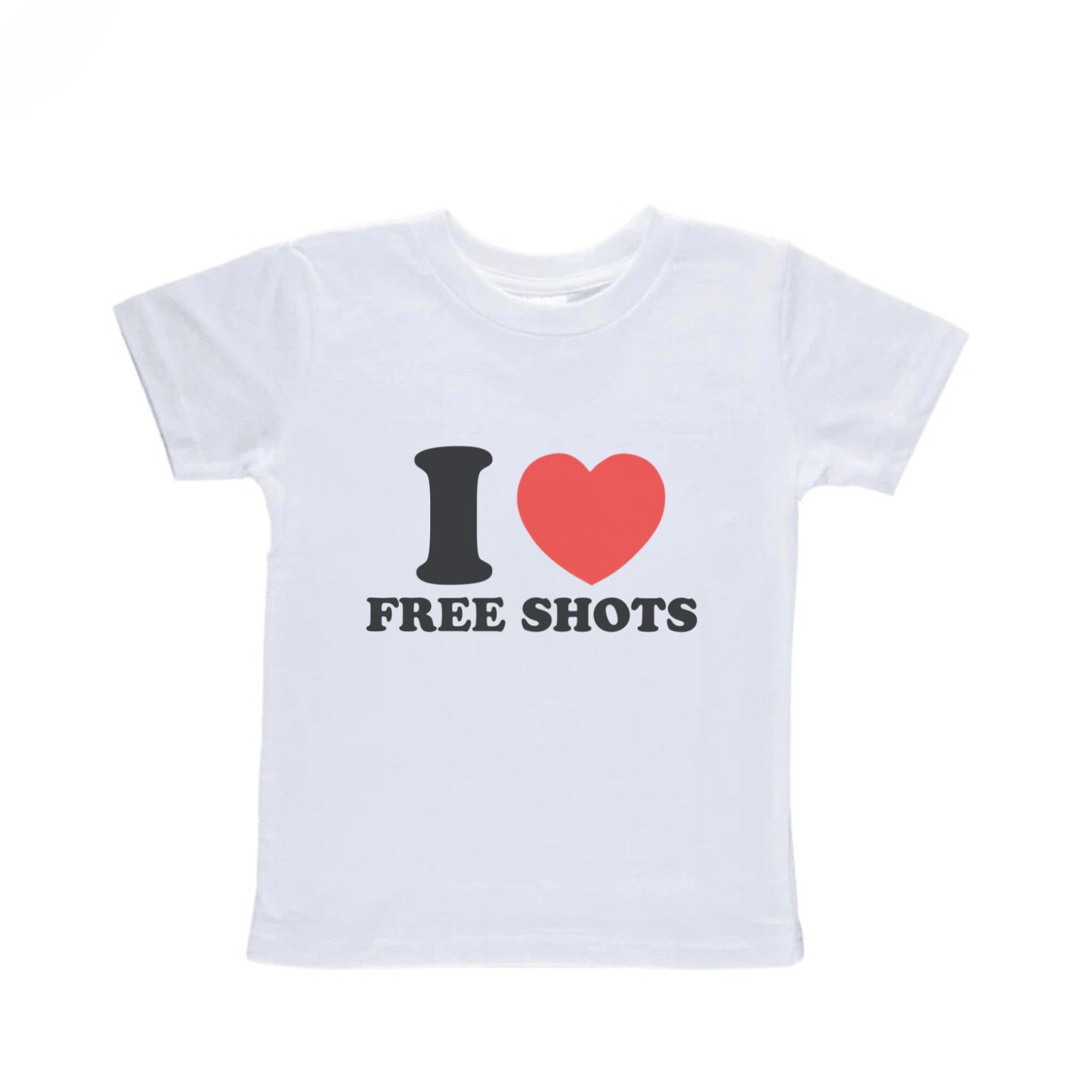 I Heart Free Shots Baby Tee