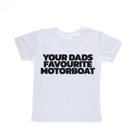 Your Dads Favourite Motorboat Baby Tee
