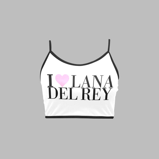 I Heart Lana Del Rey Spaghetti Top