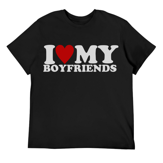 I Heart My Boyfriends Unisex Tee