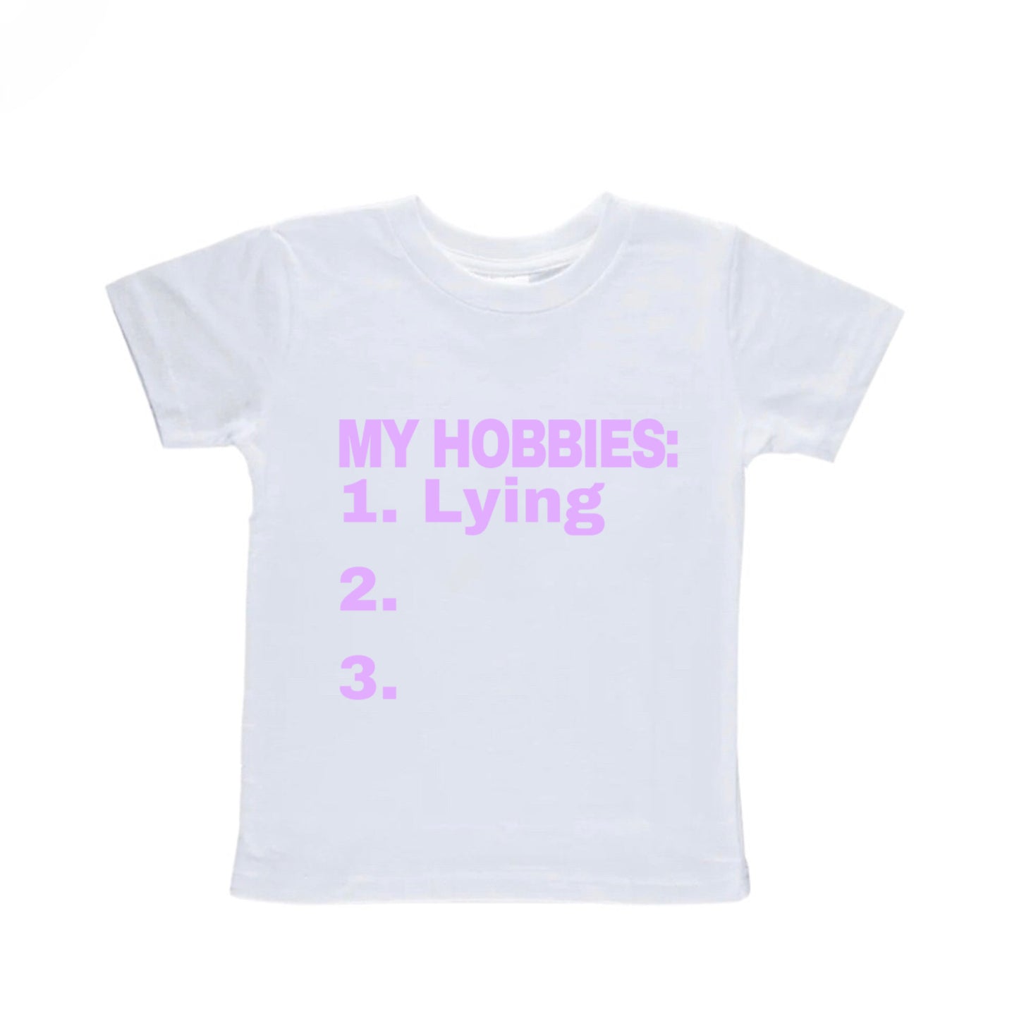 My Hobbies: Lying Baby Tee
