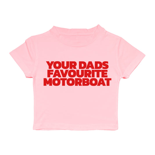 Your Dads Favourite Motorboat Baby Tee