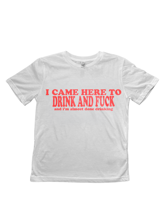 I'm Almost Done Drinking Baby Tee